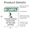 Signmission Safety Culture Sign, 7 in Width, Vinyl Decal, Rectangle OS-2PACK-BC-D-710-V-10129 - alternate 5